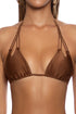 Luli Fama Cosita Buena Zig Zag Knotted Cut Out Triangle Top